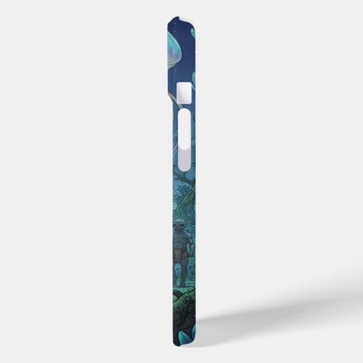 Alien Deep Sea Encounter Case-Mate iPhoneケース (裏面 / 左)