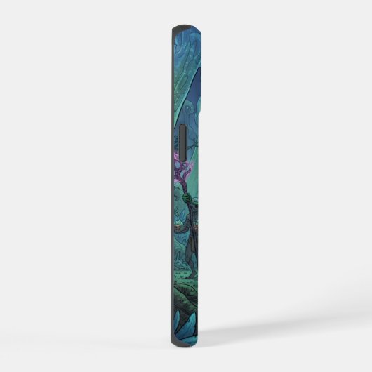 Alien Deep Sea Encounter iPhone 15ケース (右側面)