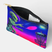 Alien Disc Golf Zippered Bag アクセサリーポーチ (見開き)