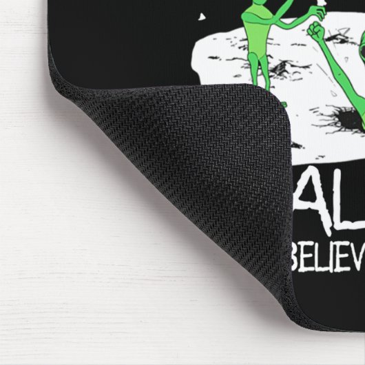 Alien Dont Believe In You Either Funny Alien Long  マウスパッド (コーナー)