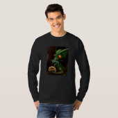 Alien Eating Tacos Extraterrestrial Taco  1 Tシャツ (正面フル)