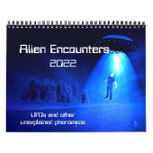 Alien Encounters 2022 Calendar カレンダー (カバー)