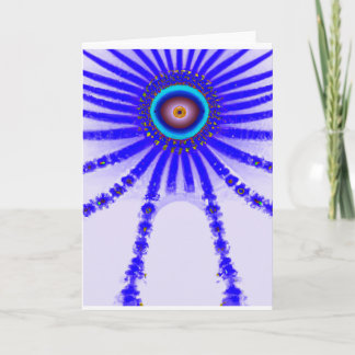 Alien Eye drops down for the Holidays カード