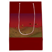 Alien Flight ミディアムペーパーバッグ (裏面)