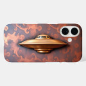 ALIEN FLYING SAUCER Case-Mate iPhoneケース (裏面 (横))