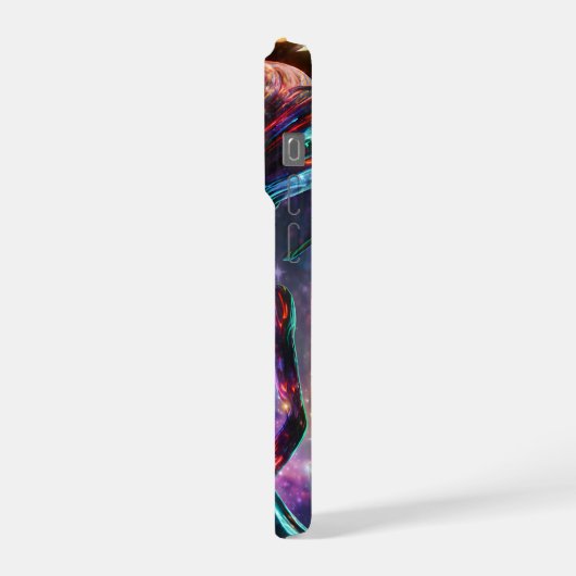 Alien Girl, IPhone Case iPhoneケース (左側面)