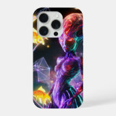 Alien Girl, IPhone Case iPhoneケース (裏面)