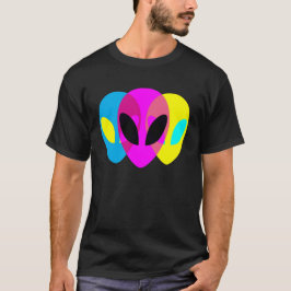 Alien Gray CMYK Tryptic Tシャツ