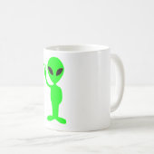 ALIEN GREEN コーヒーマグカップ (正面右)