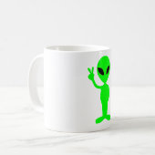 ALIEN GREEN コーヒーマグカップ (正面左)