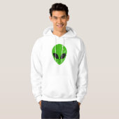 alien green head ufo science fiction extraterrestr パーカ (正面フル)