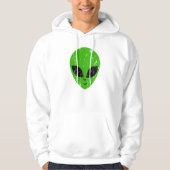 alien green head ufo science fiction extraterrestr パーカ (正面)