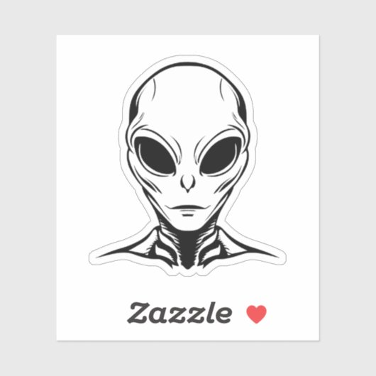 Alien Head シール (シート)