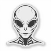 Alien Head シール (正面)