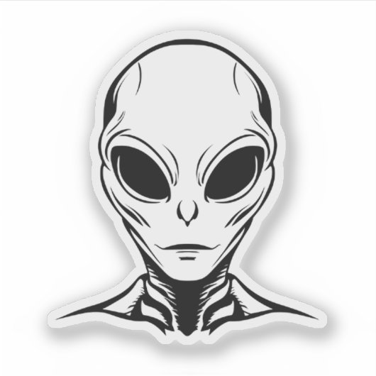 Alien Head シール (正面)