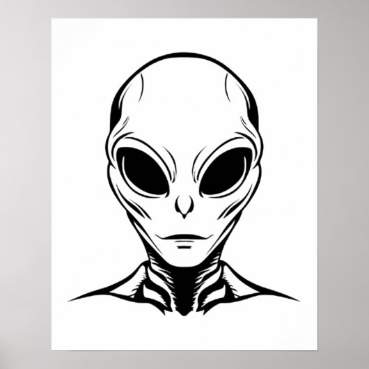 Alien Head ポスター (正面)