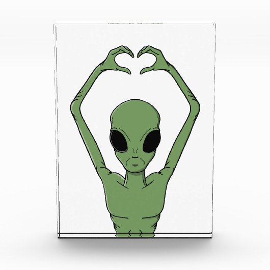 Alien Heart Pose フォトブロック (正面)