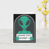 Alien Humans Dont Exist  カード (黄色い花)