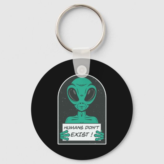 Alien Humans Dont Exist キーホルダー (正面)