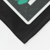 Alien Humans Dont Exist  フリースブランケット (角)