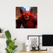 Alien in The City AI Alien  ポスター (ホームオフィス)