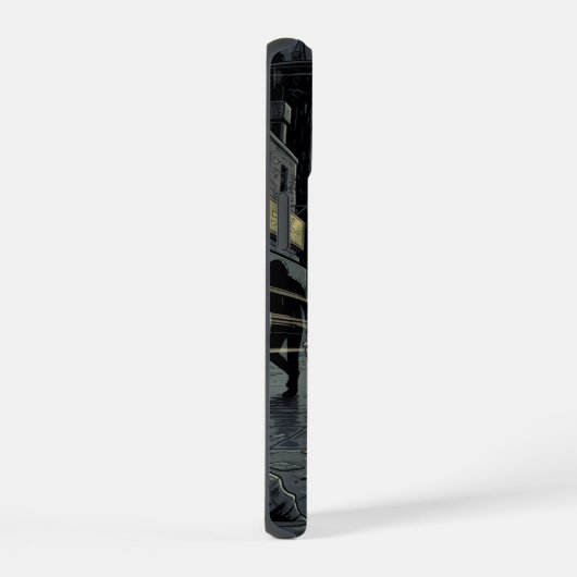 Alien in the Rain iPhone 15ケース (右側面)