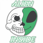 Alien Inside シール (正面)