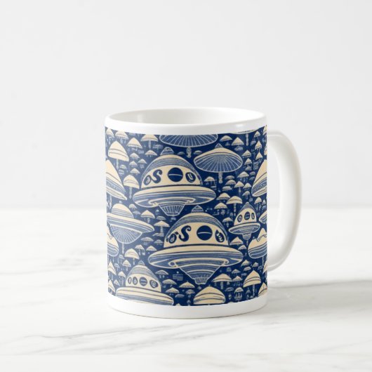 Alien Invasion Mug コーヒーマグカップ (正面右)