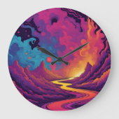 Alien Lands ラージ壁時計 (正面)