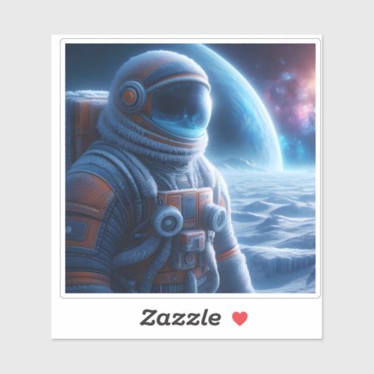 Alien Landscape Exploration at Dawn シール (シート)