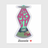 Alien Lava Lamp Sticker シール (シート)