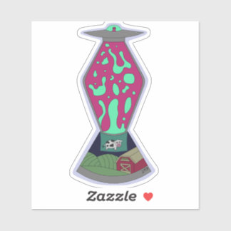 Alien Lava Lamp Sticker シール