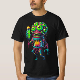 Alien Monster Creatie met Elektrisch Testbuis Tシャツ