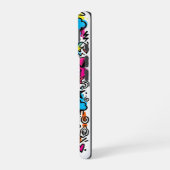 Alien Monster Graffiti Pattern iPhone 16 case 16ケース (左側面)