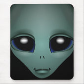 Alien Mouse Pad Cute Alien Mousepads Customize マウスパッド (正面)