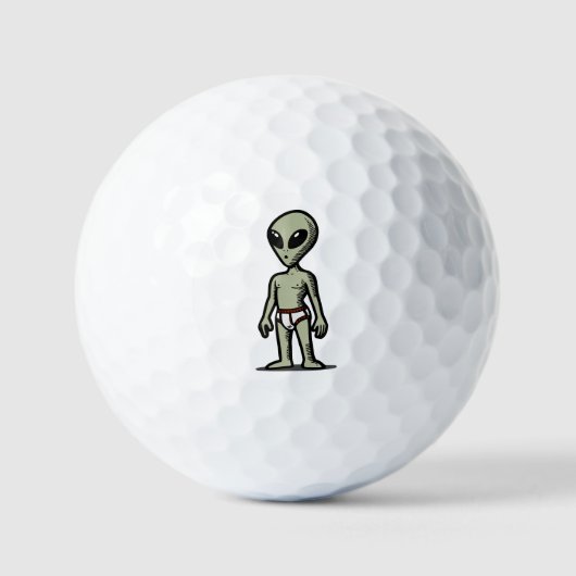 Alien Pants ゴルフボール (正面)