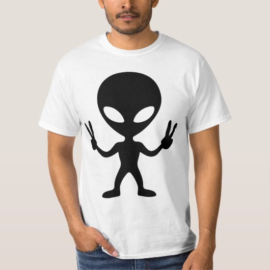 alien peace tシャツ (正面)