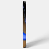 ALIEN PEARL モノグラム 紫 iPhoneケース (左側面)