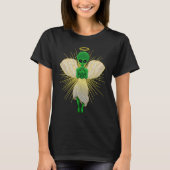 Alien Rapture Extraterrestrial Angel For UFO Lover Tシャツ (正面)