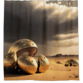Alien Relics in the Desert シャワーカーテン (正面)