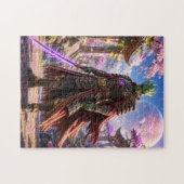 Alien Samurai Warrior Puzzle ジグソーパズル (横)