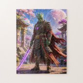 Alien Samurai Warrior Puzzle ジグソーパズル (縦)
