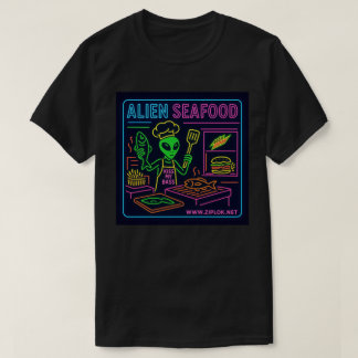 Alien Seafood - T-Shirt Tシャツ