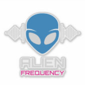 Alien Signal Cosmic Frequency シール (正面)