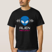 Alien Signal Cosmic Frequency Tシャツ (正面)