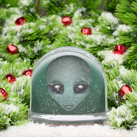 Alien Snow Globes Custom Cute Alien Snow Globes (クリスマス)