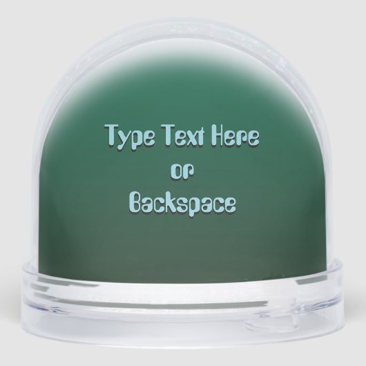 Alien Snow Globes Custom Cute Alien Snow Globes (裏面)