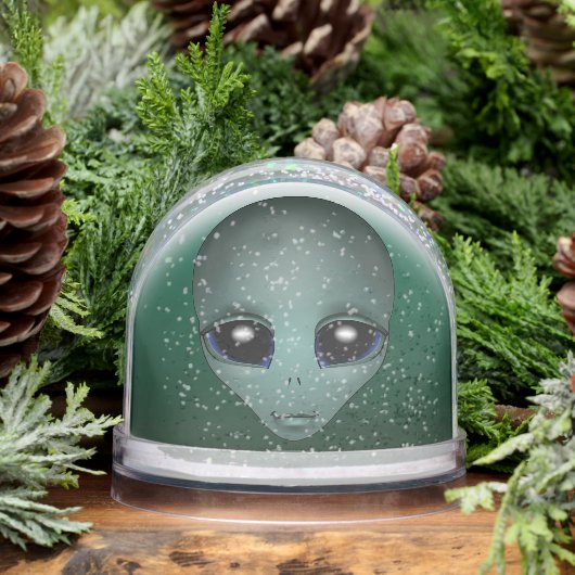Alien Snow Globes Custom Cute Alien Snow Globes (冬)