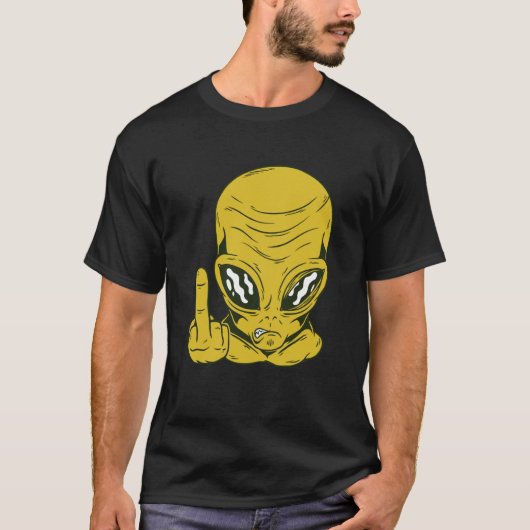 Alien space aliens  1 tシャツ (正面)