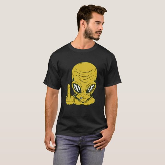 Alien space aliens  1 tシャツ (正面フル)
